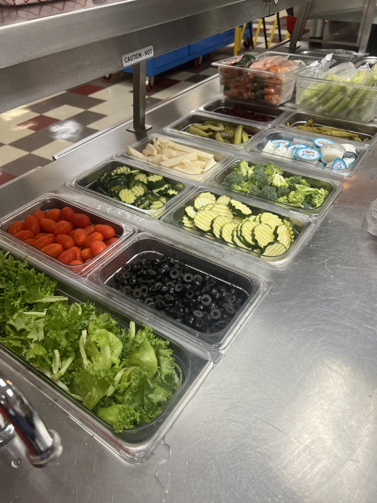beautiful salad ingredients 