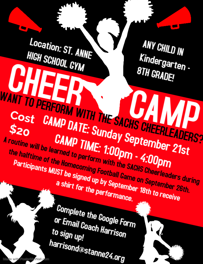 cheer camp flyer
