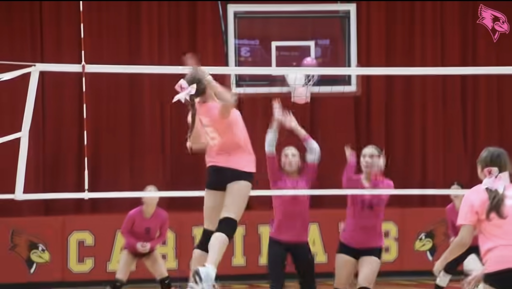 Tessa DeYoung with a solid attack!