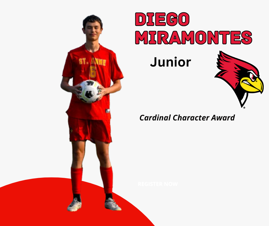 Individual Soccer Award Winner- Diego Miramontes