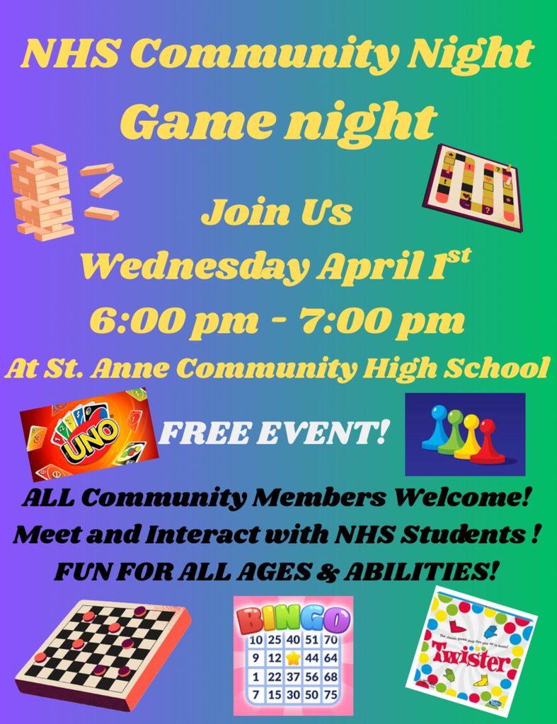 NHS Game Night Flyer