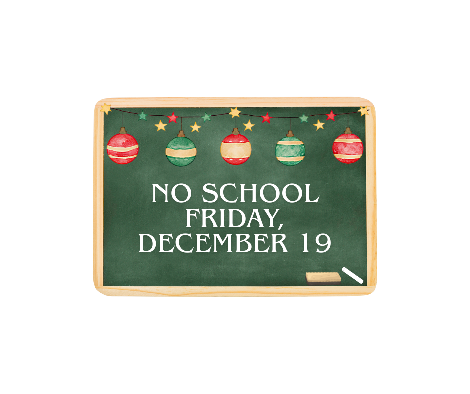 Chalkboard with ornaments