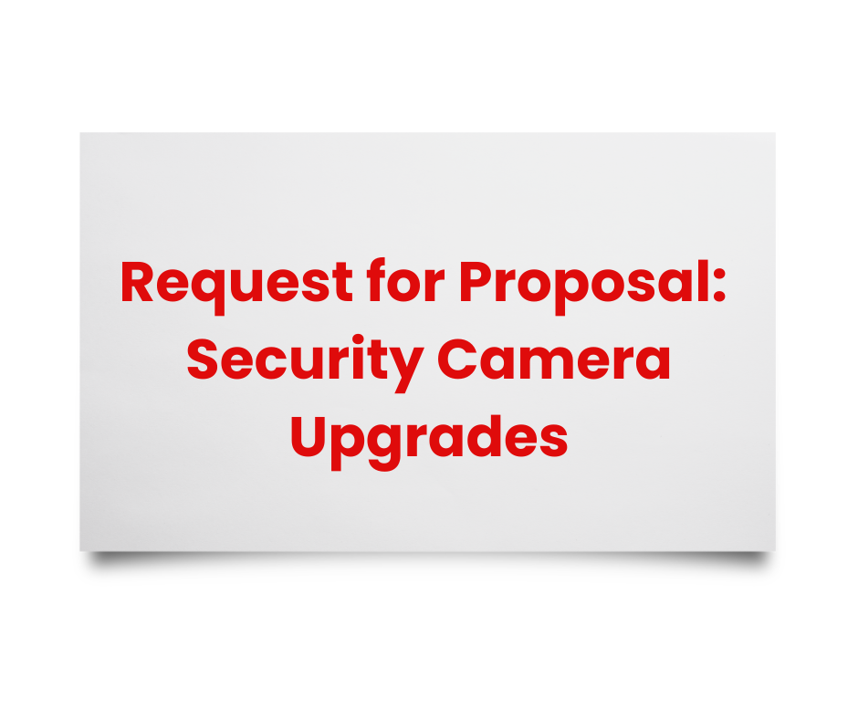 RFQ: Security Camera Upgrades
