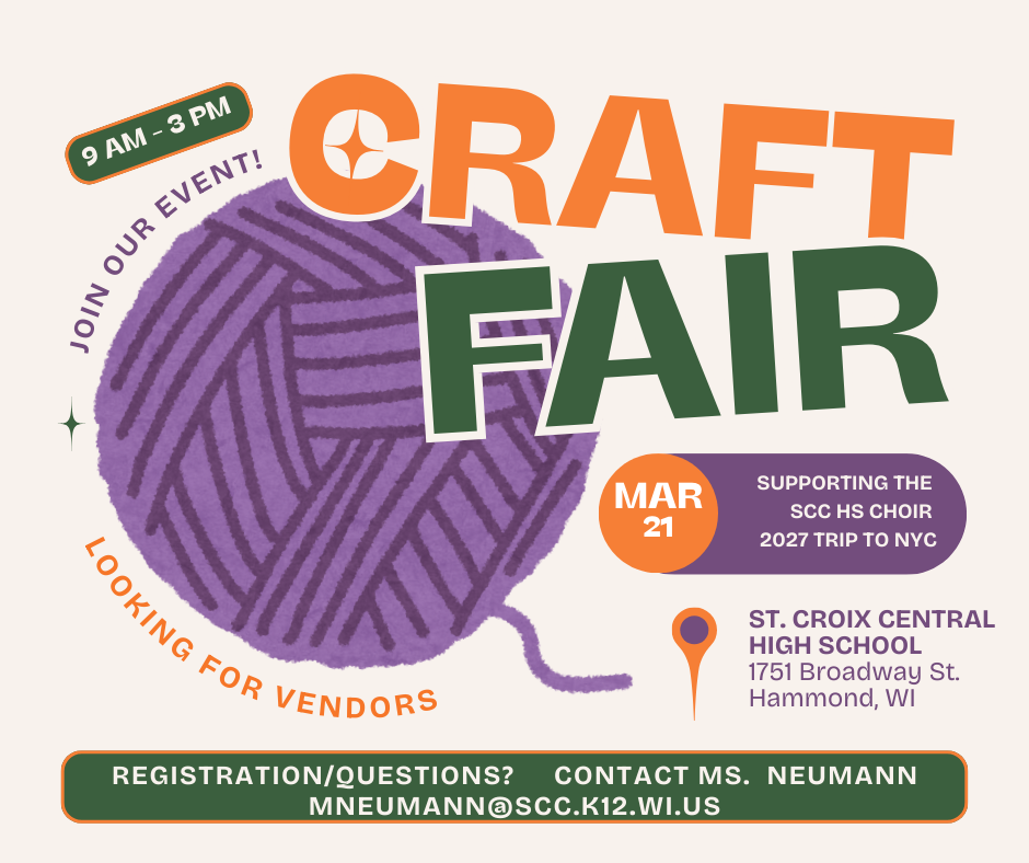 SCC High School Craft Fair - March 21, 2026