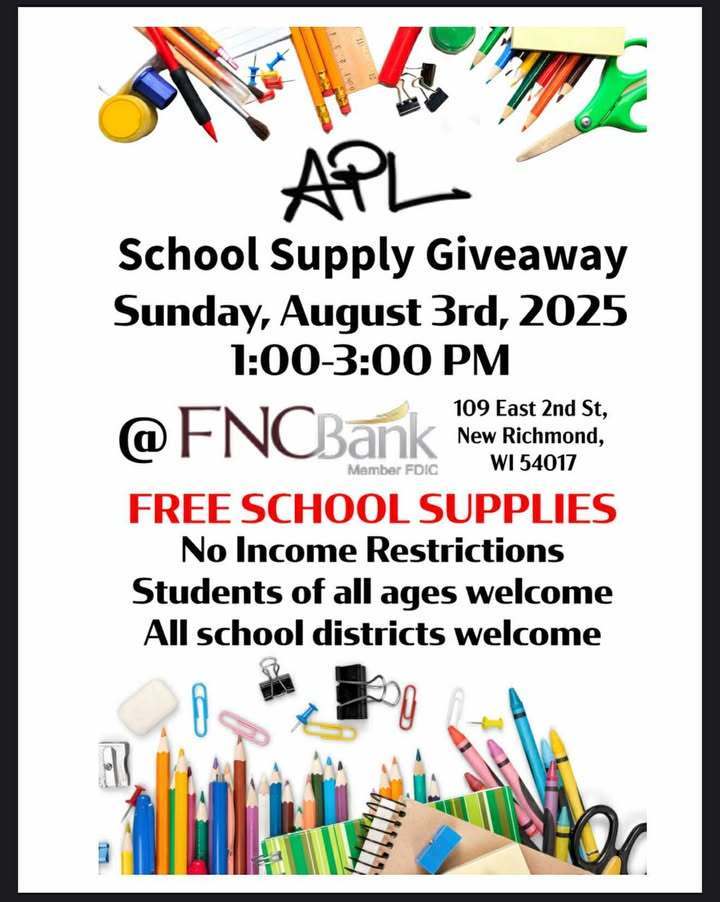 School Suoply Giveaway - August 3rd