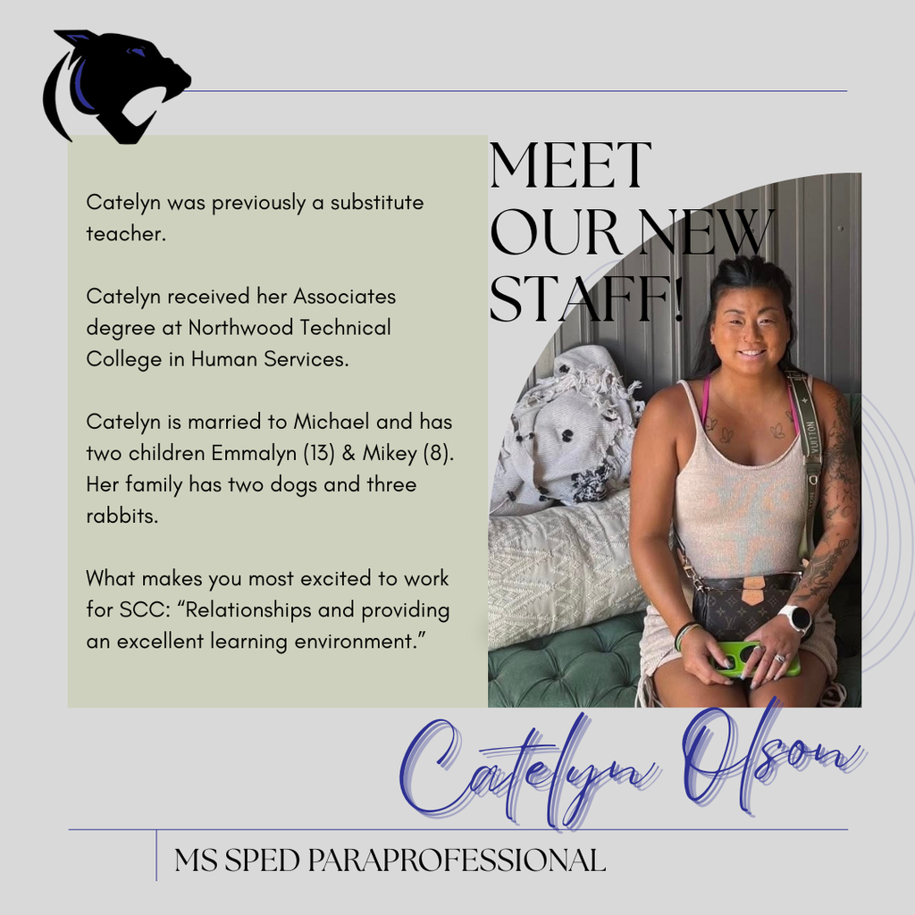 SCC welcomes Catelyn Olson