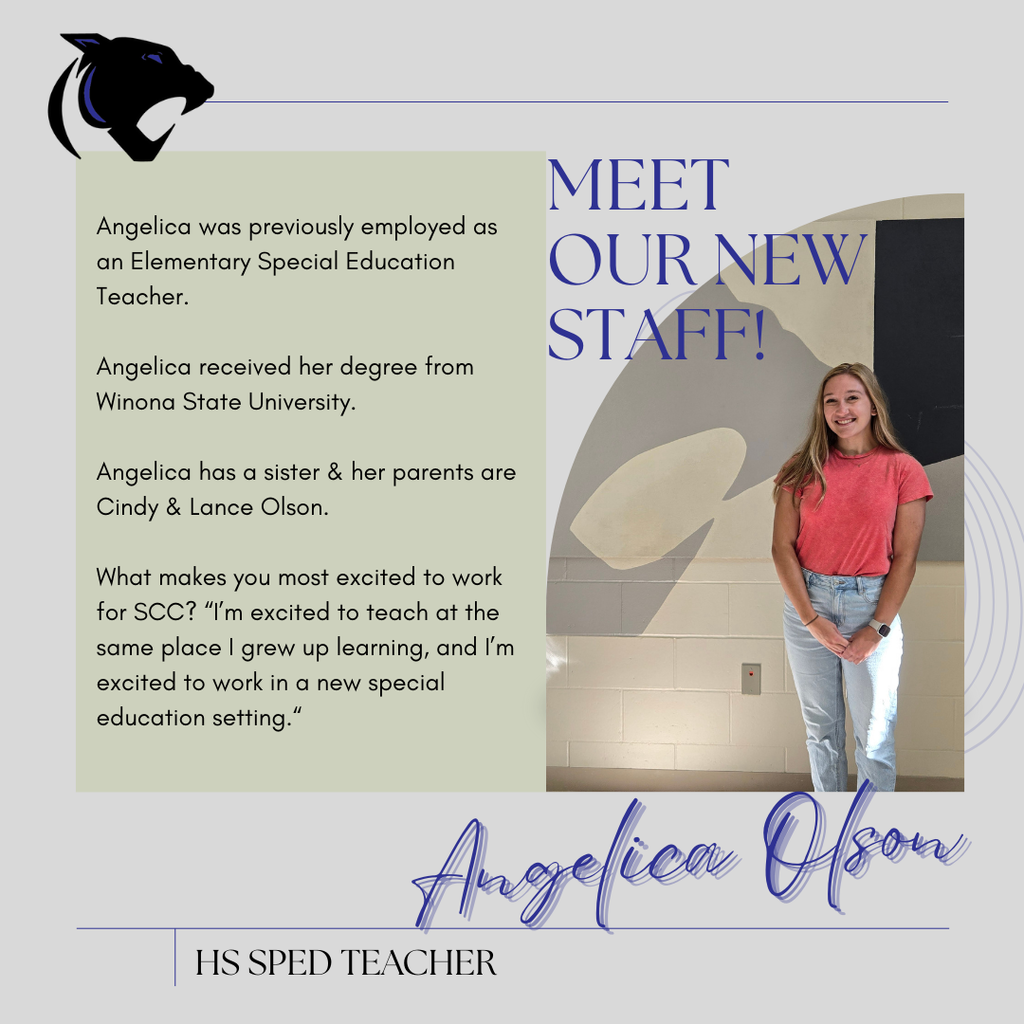 SCC welcomes Angelica Olson