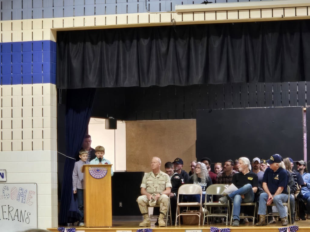 2025 Veterans Day program at the Elementary School