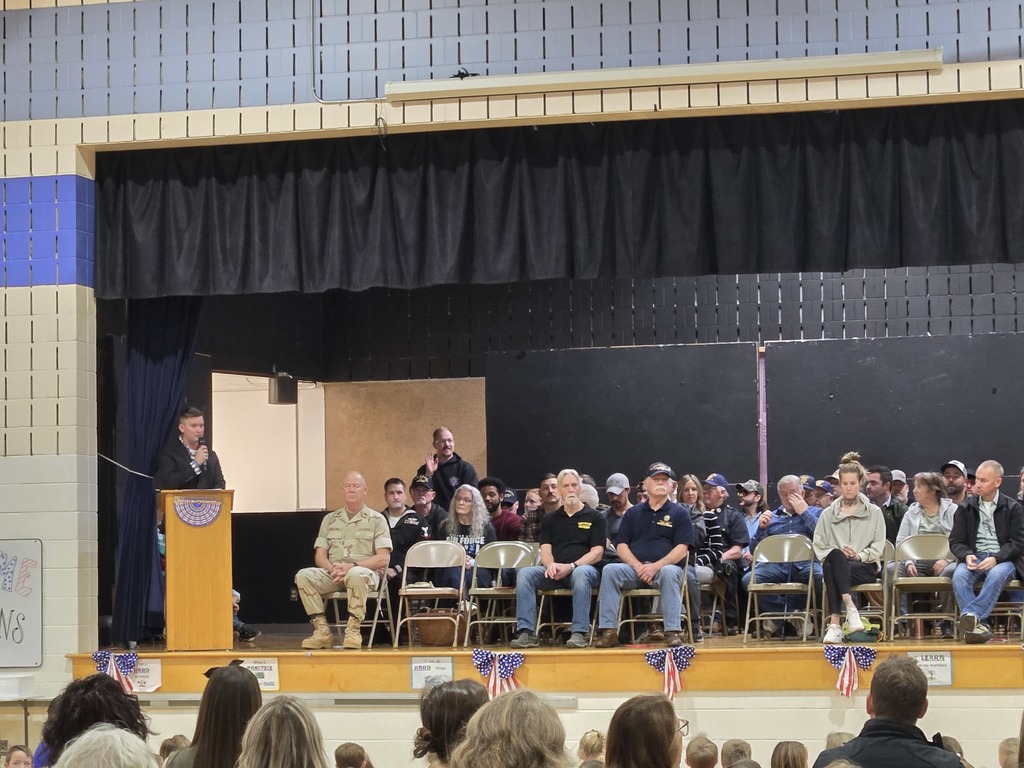 2025 Veterans Day program at the Elementary School