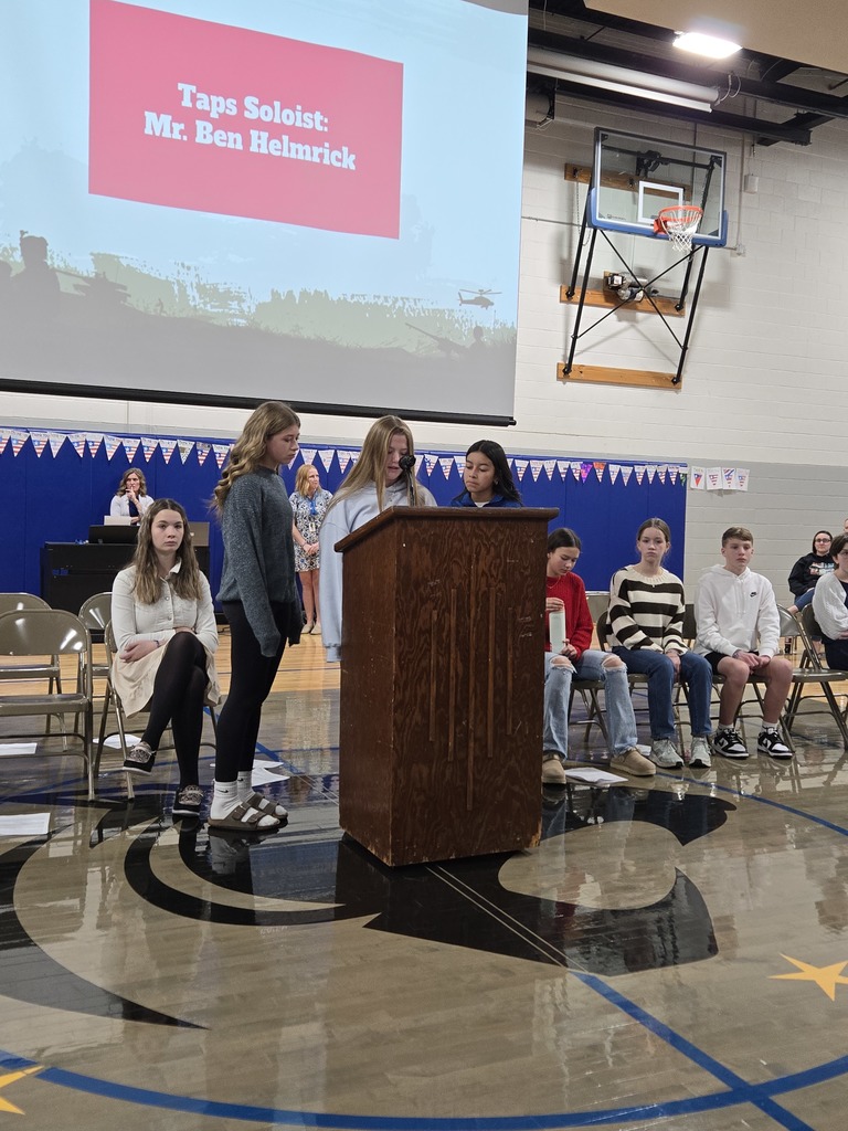 2025 Veterans Day program at the middle school