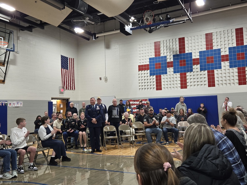 2025 Veterans Day program at the middle school