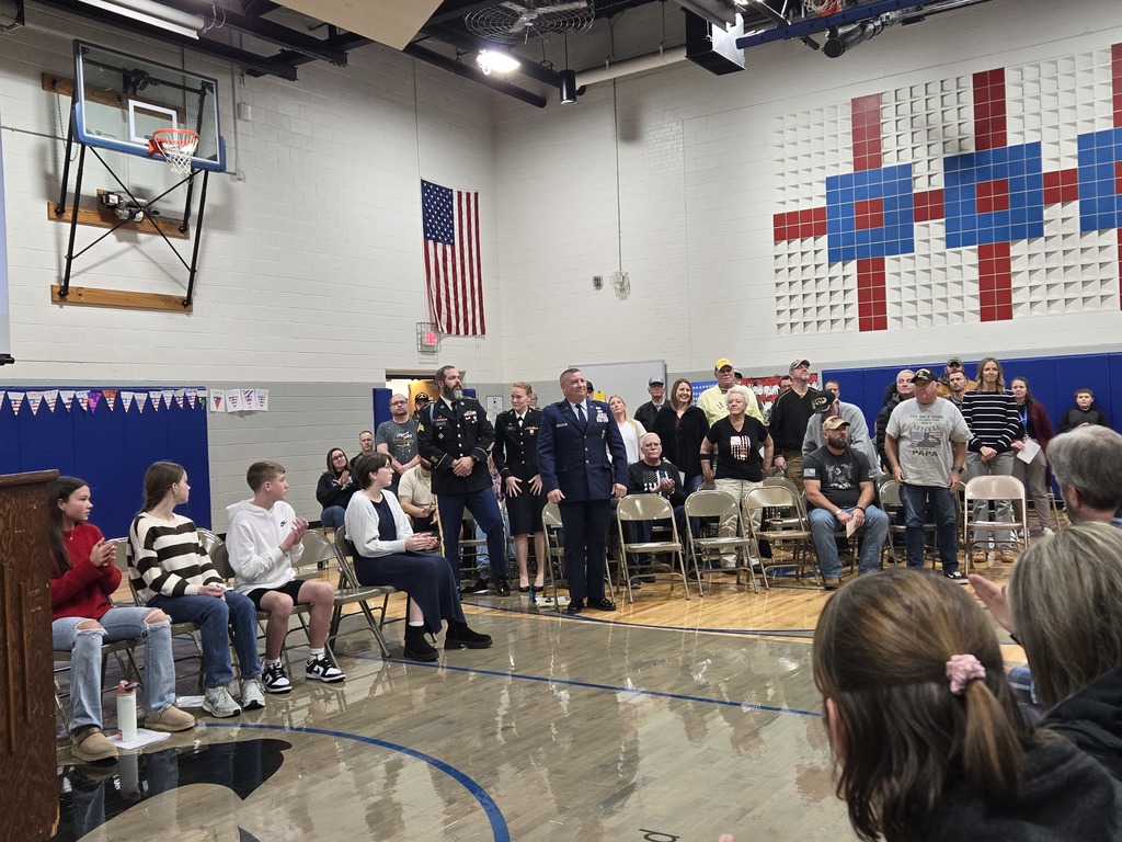 2025 Veterans Day program at the middle school