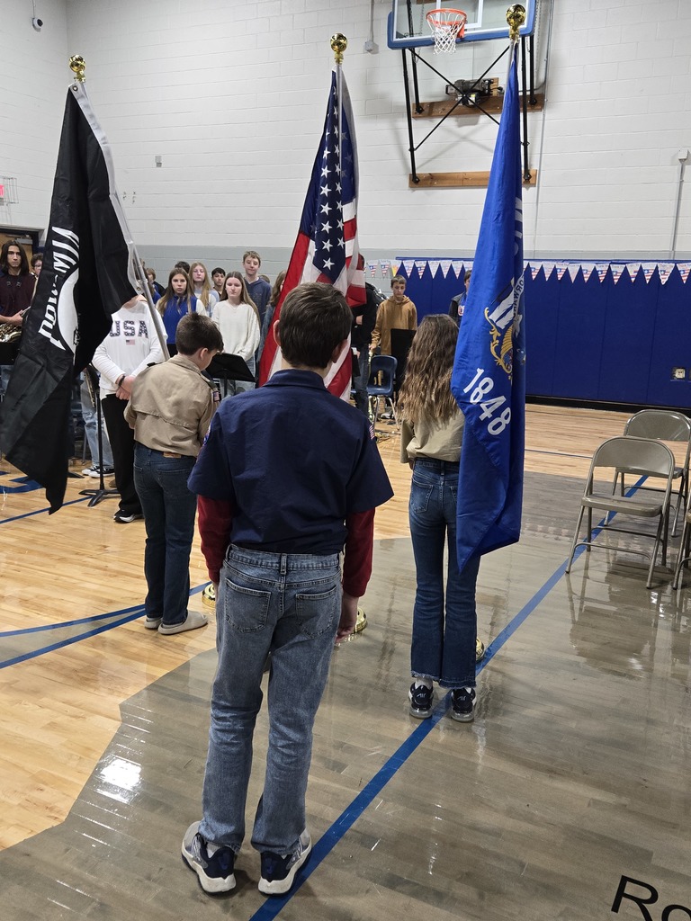 2025 Veterans Day program at the middle school