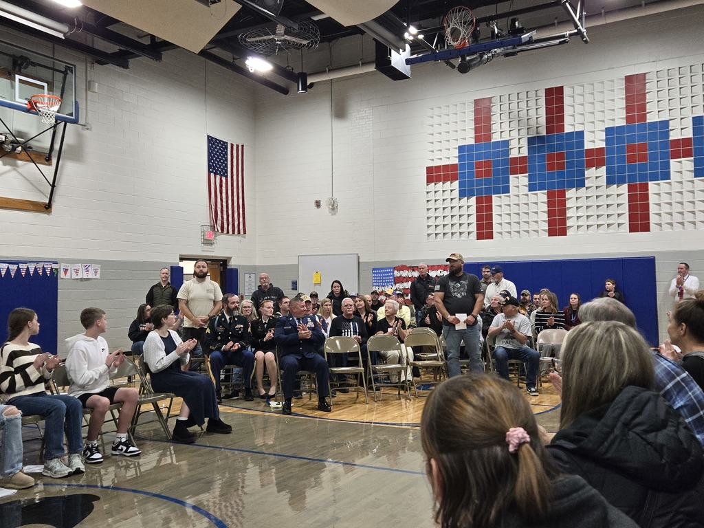 2025 Veterans Day program at the middle school