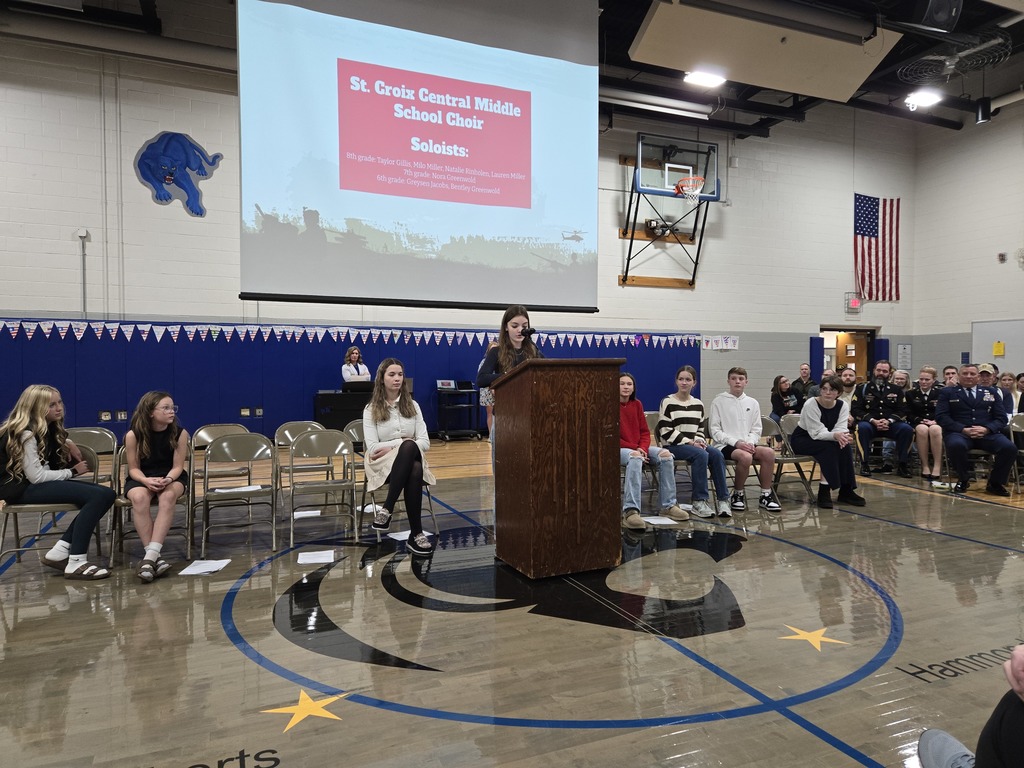 2025 Veterans Day program at the middle school