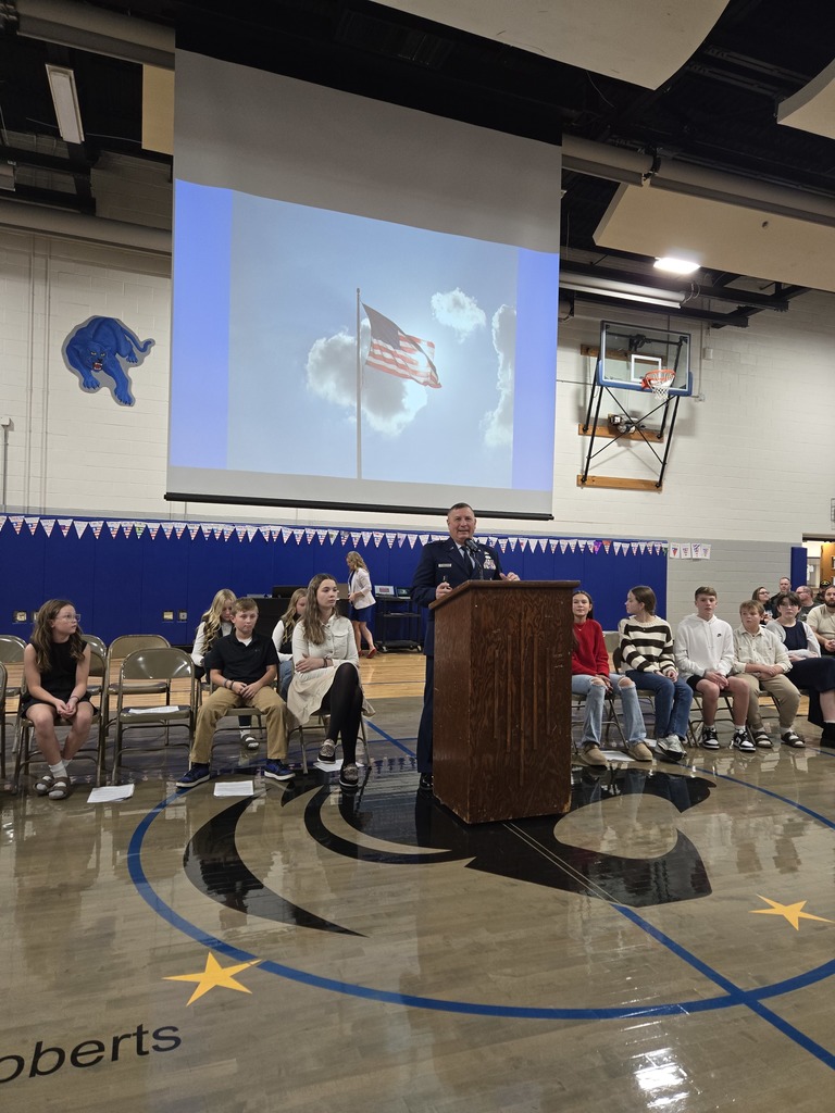 2025 Veterans Day program at the middle school