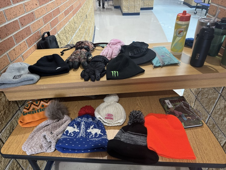 Hats, gloves, lunch boxes, and more… claim yours by the end of the week before it’s donated