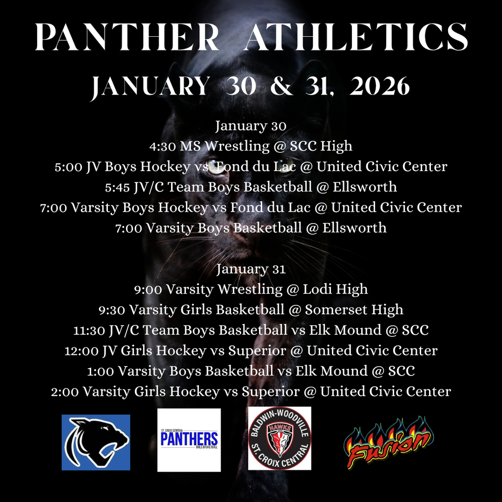 Athletics on January 30th & 31st
