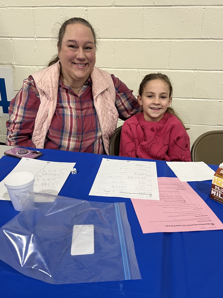 Math & Muffins - Elementary students and their families enjoyed the morning practicing math while enjoying muffins!