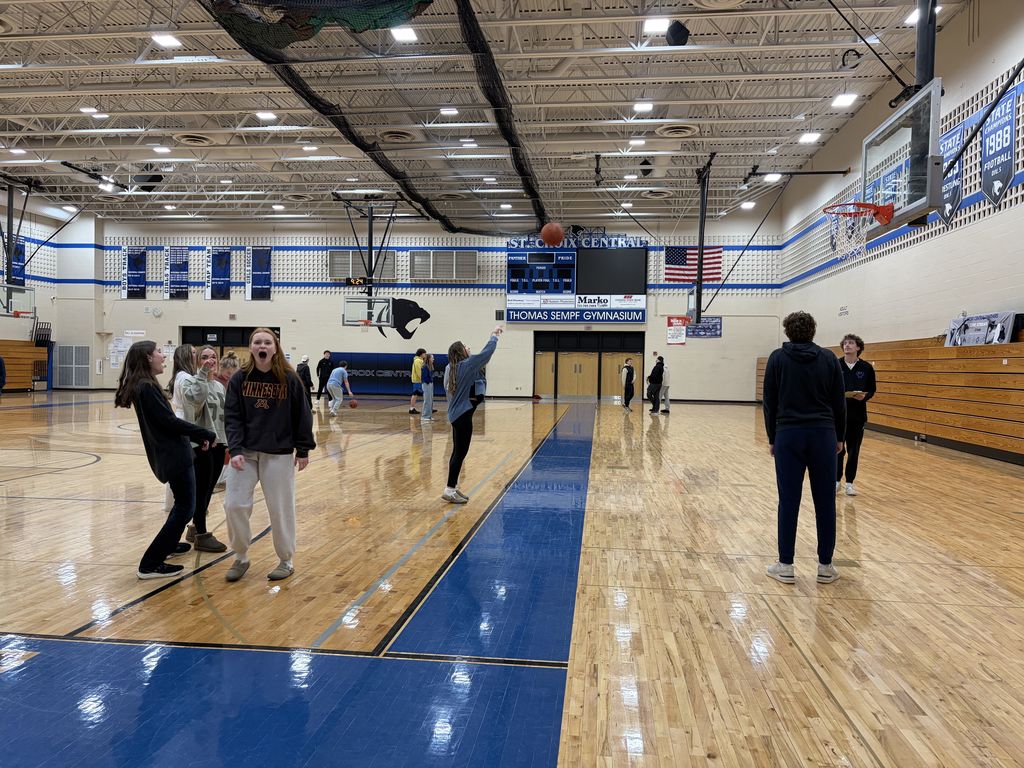 SCC High School's Elementary Statistics class practiced real-life math calculating statistics on their peers.