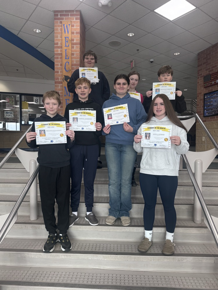 8th Grade Students of the Month