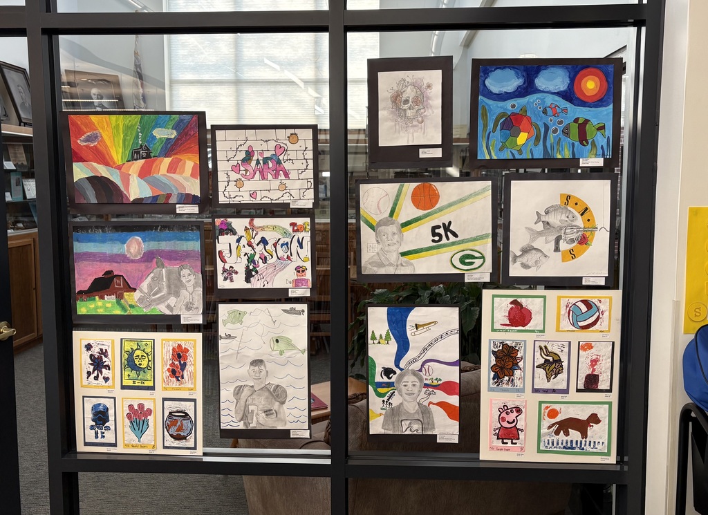 Youth Art Month: Roberts Library Art show