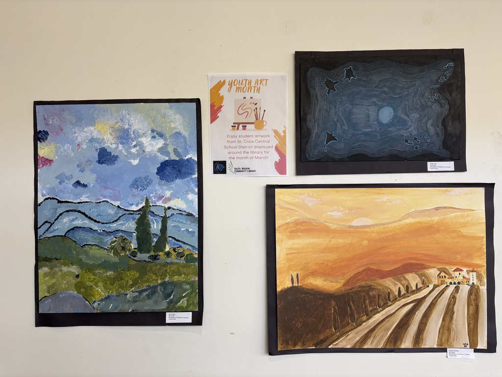 Youth Art Month: Roberts Library Art show