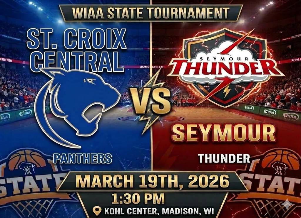 scc vs Seymour Boys Basketball State Tournament March 19, 2026 1:30 p.m.