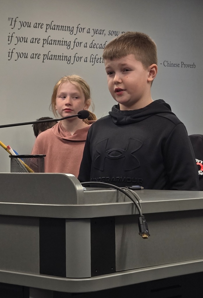 Battle of the Books presentation at SCC School Board Meeting