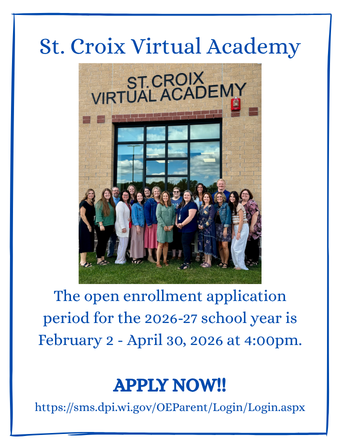 SCVA Open Enrollment Reminder! Application period ends April 30th @ 4:00 p.m.