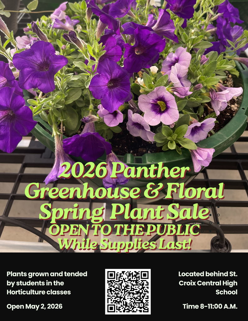 Panther Greenhouse & Floral Spring Plant Sale - May 2, 2026 8-11:00 a.m.