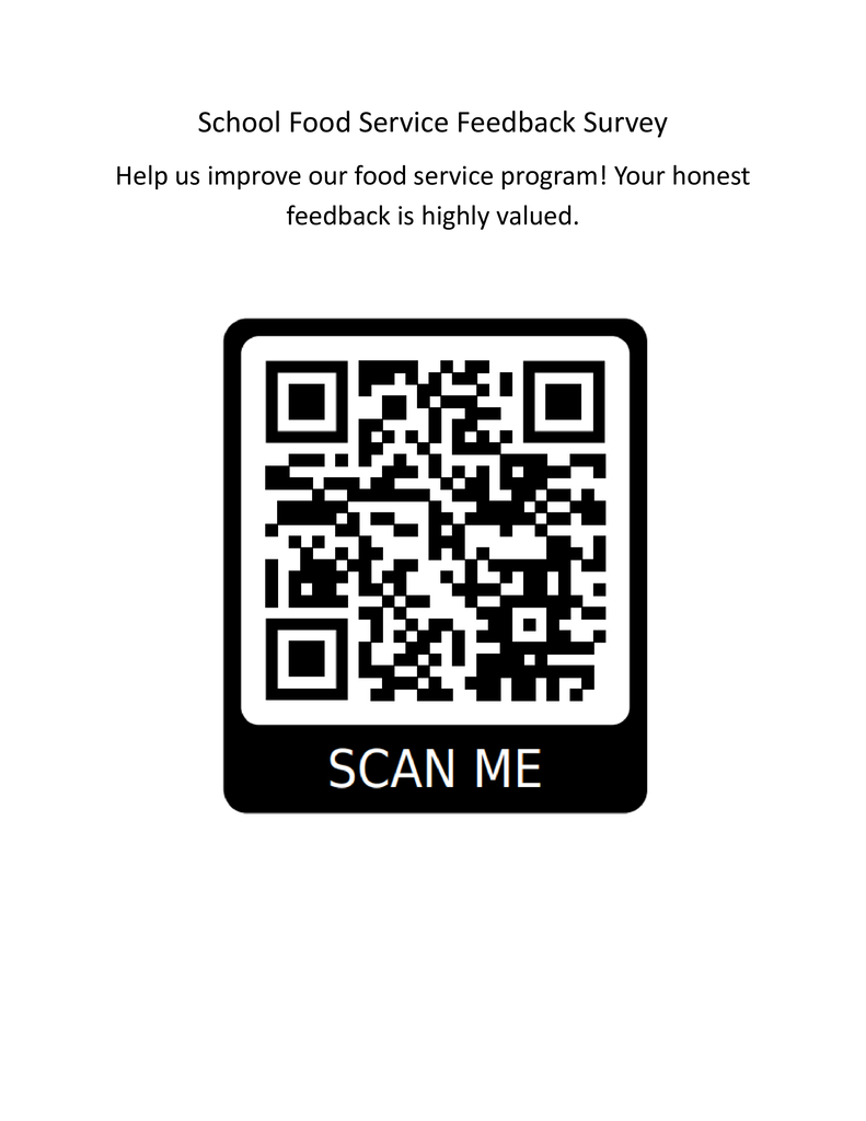 School Food Service Feedback Survey