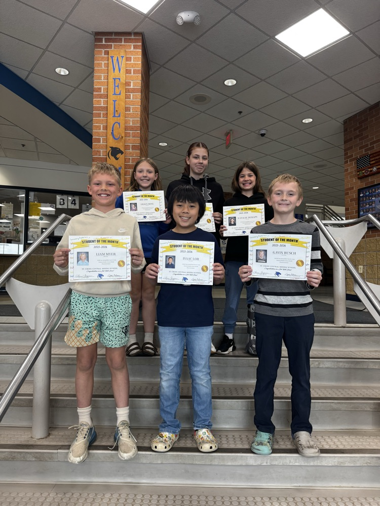 5th Grade Students of the Month!