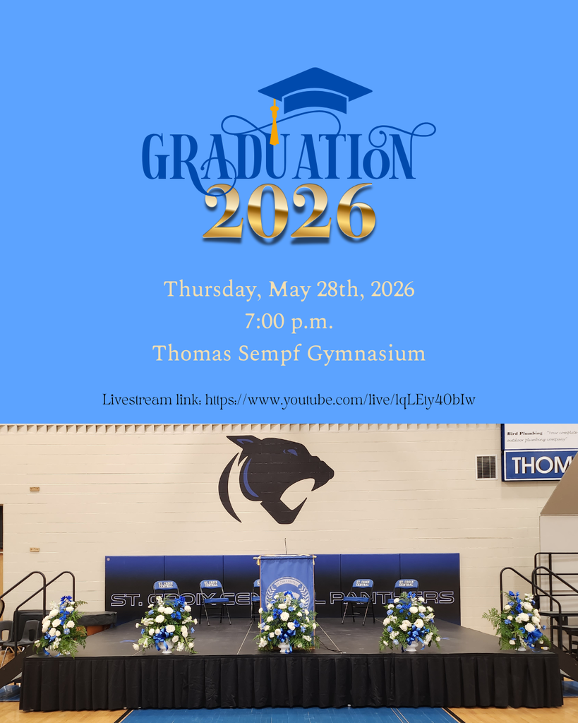 Class of 2026 Graduation Ceremony - May 28th @ 7:00 p.m.