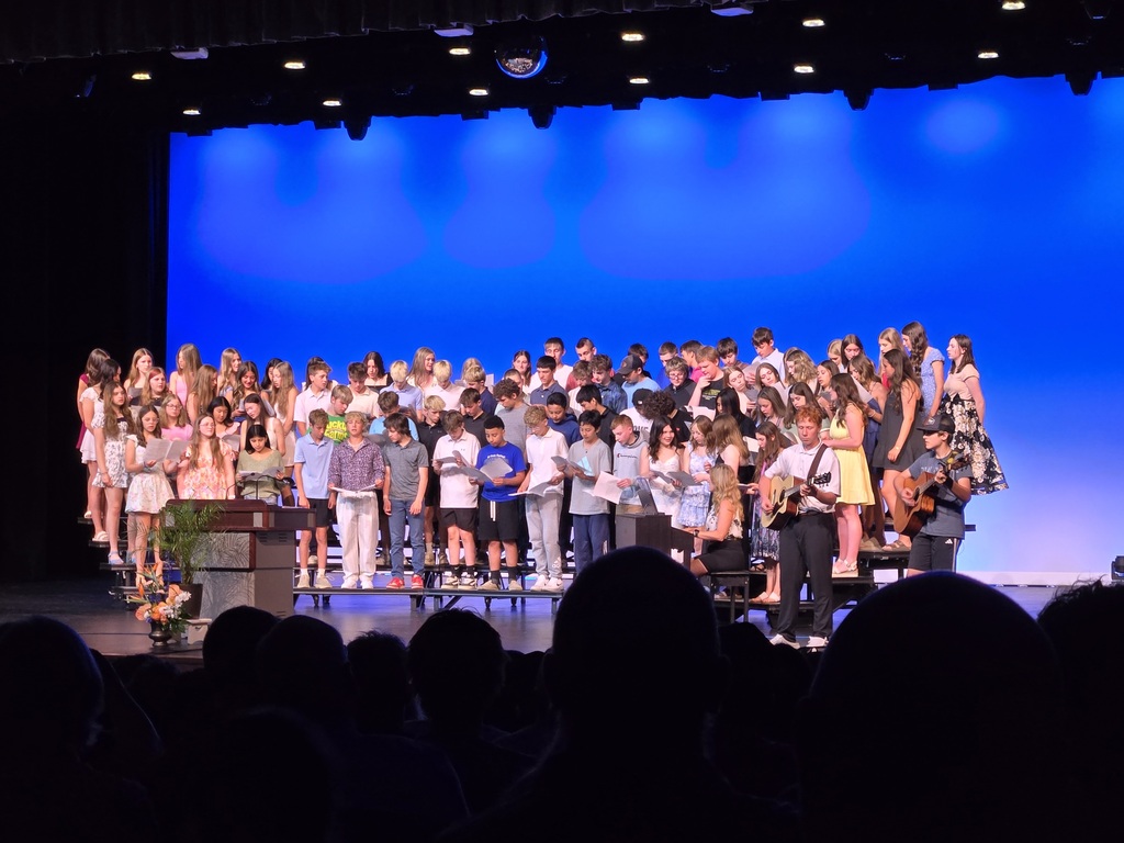 2026 8th Grade Promotion Ceremony - Choir sings "Clouds"