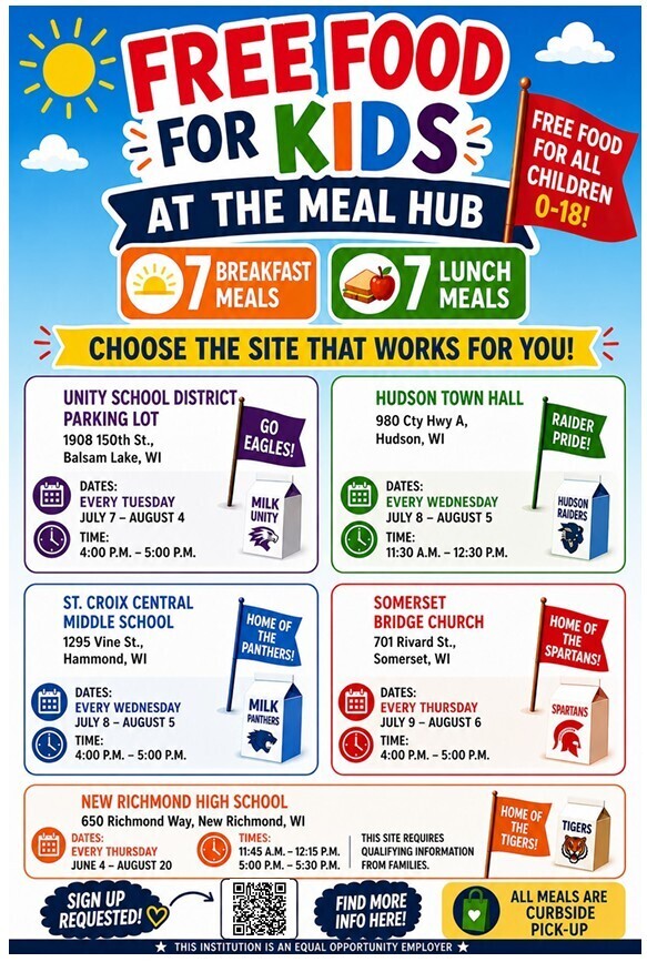 Meal Hub - Free food for kids 0-18 over the summer
