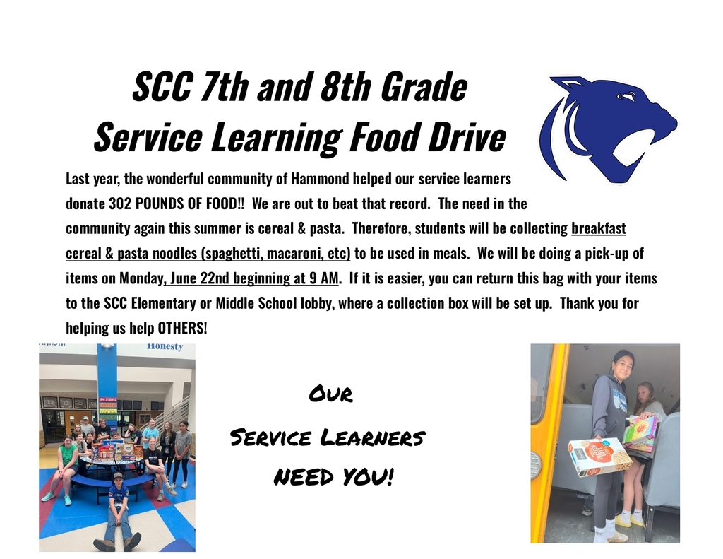 2026 Service Learning Food Drive