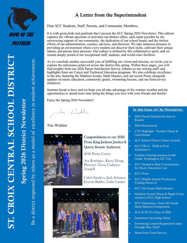 Spring 2026 District Newsletter