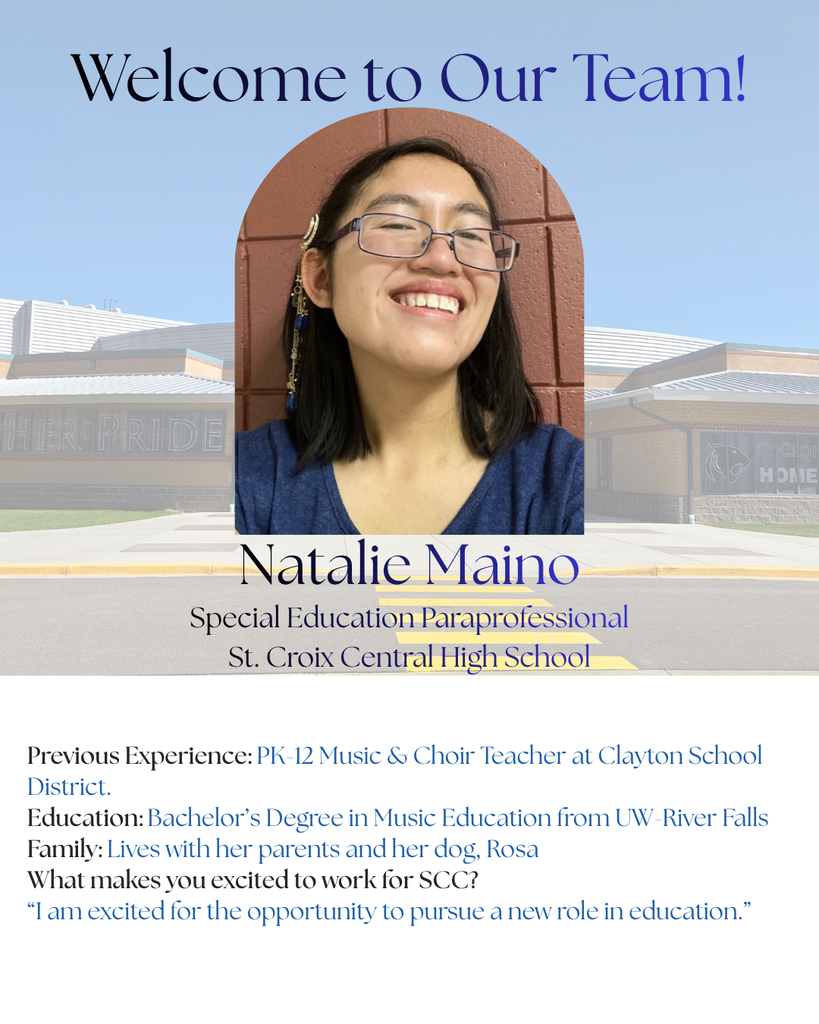 2026 New Staff - Natalie Maino