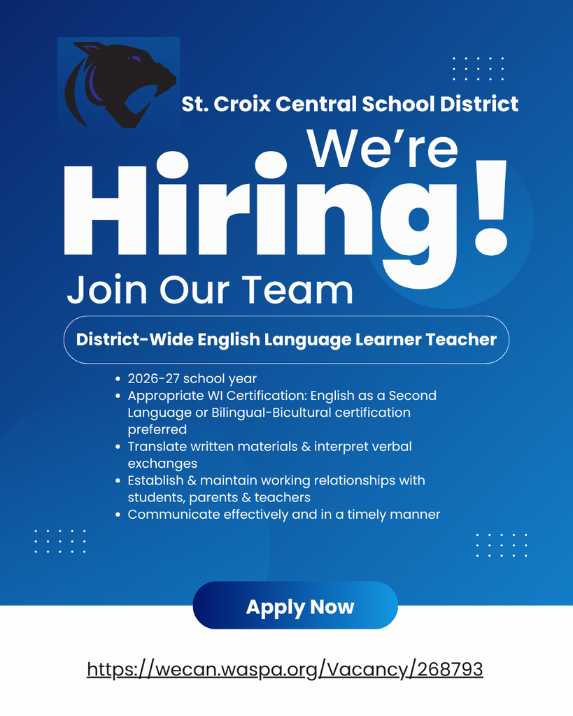 SCC is hiring - English Language Learner Teacher