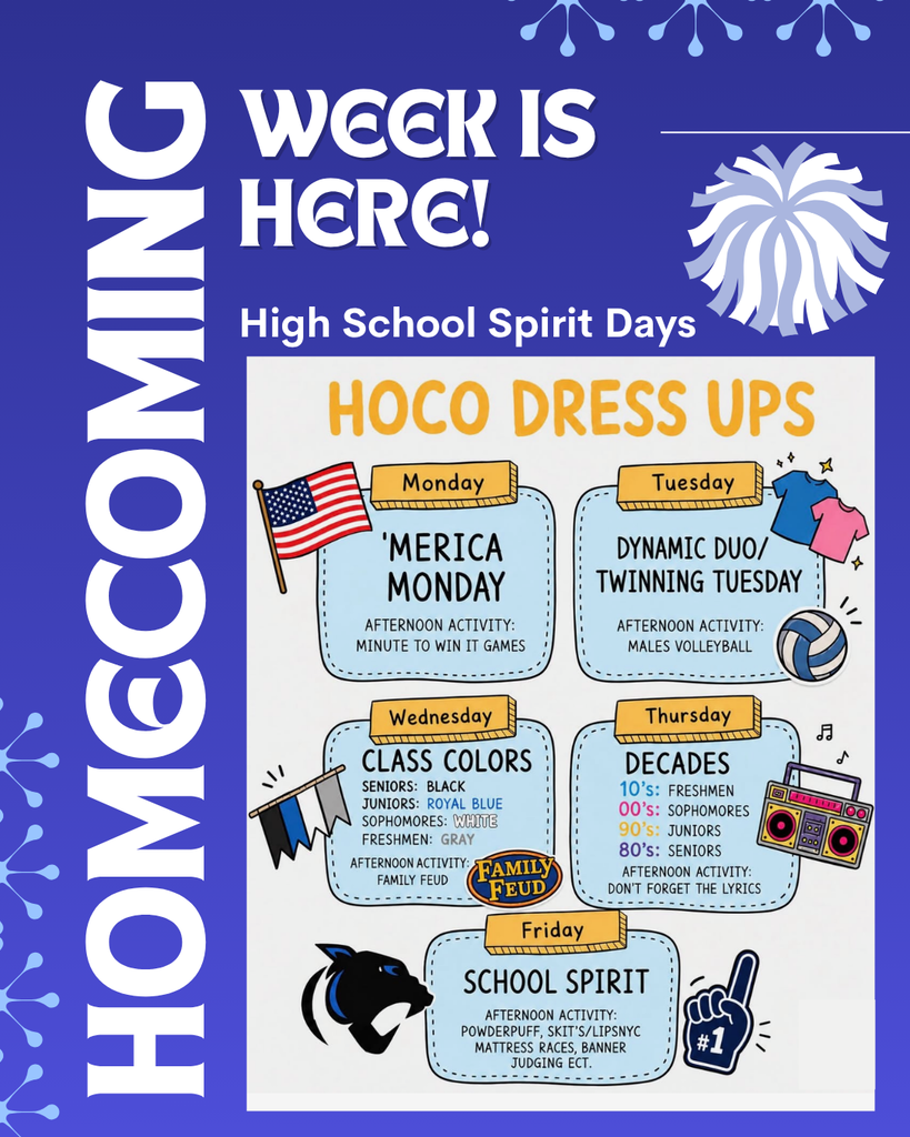 High School Homecoming Dress Up Days