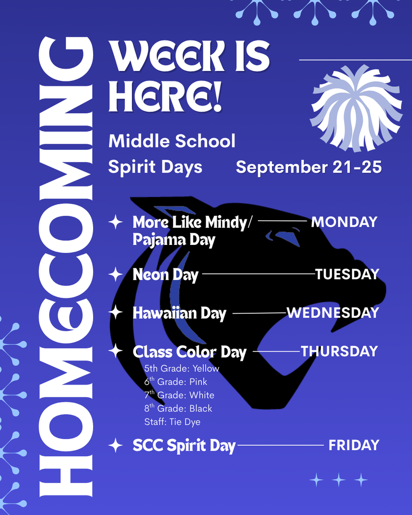 Middle School Homecoming Dress Up Days
