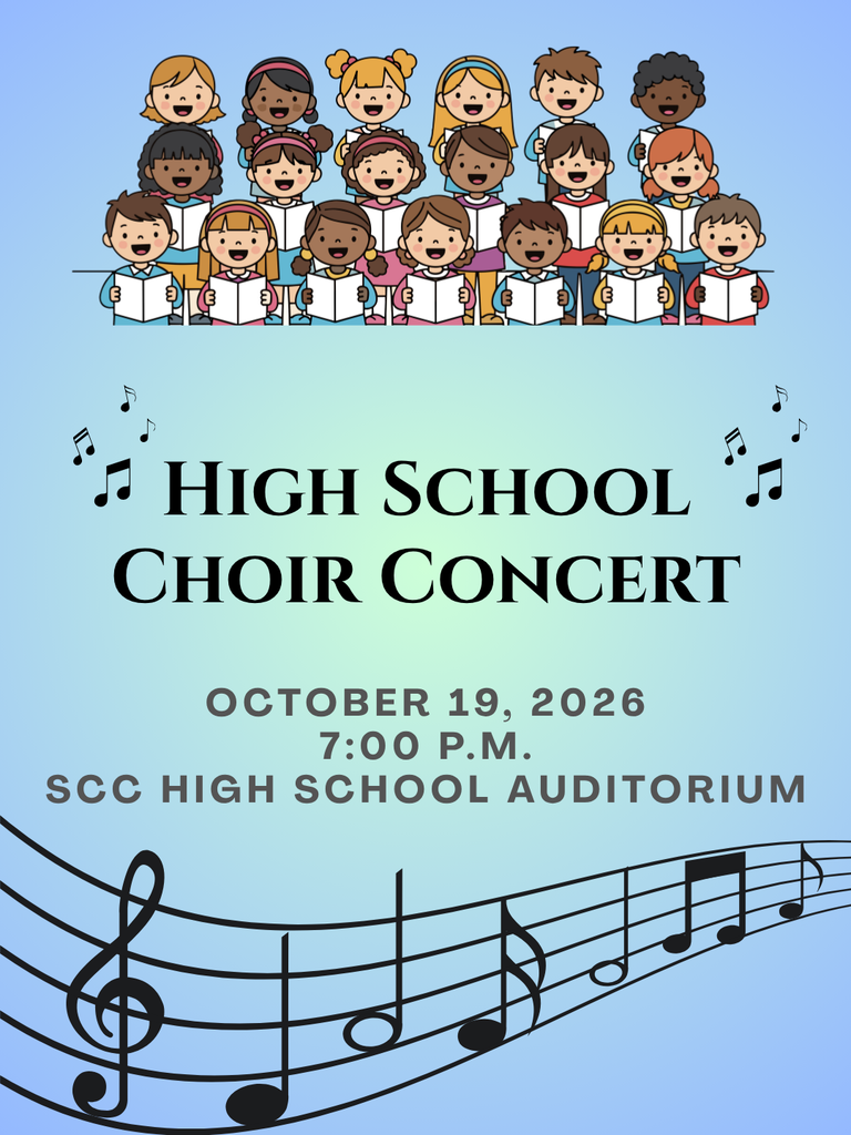 High School Choir Concert - October 19th at 7:00 p.m.