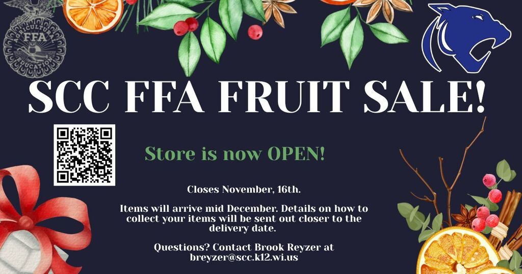 FFA Fruit sale is NOW OPEN! 