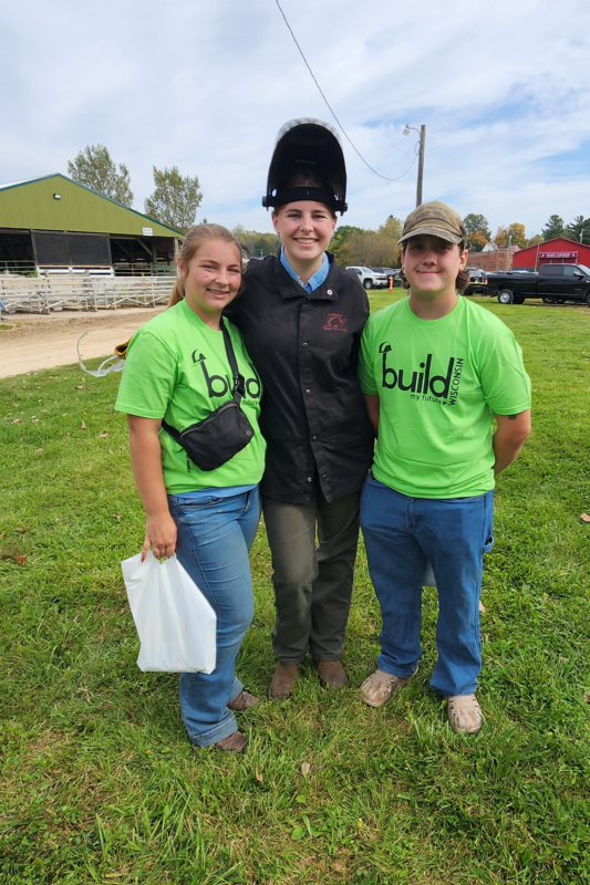SCC Alumni enrolled in the Northwood Welding Program! They are no longer visiting as students but working at the event.