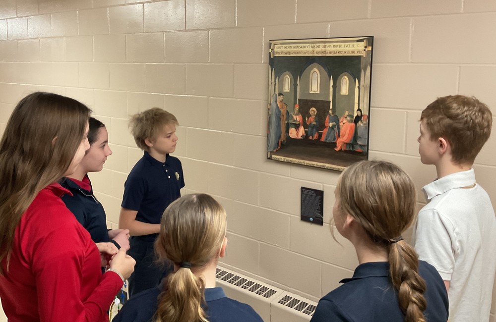 Virtual Rosary 7th-Grade Leaders for Quincy Catholic Schools Week