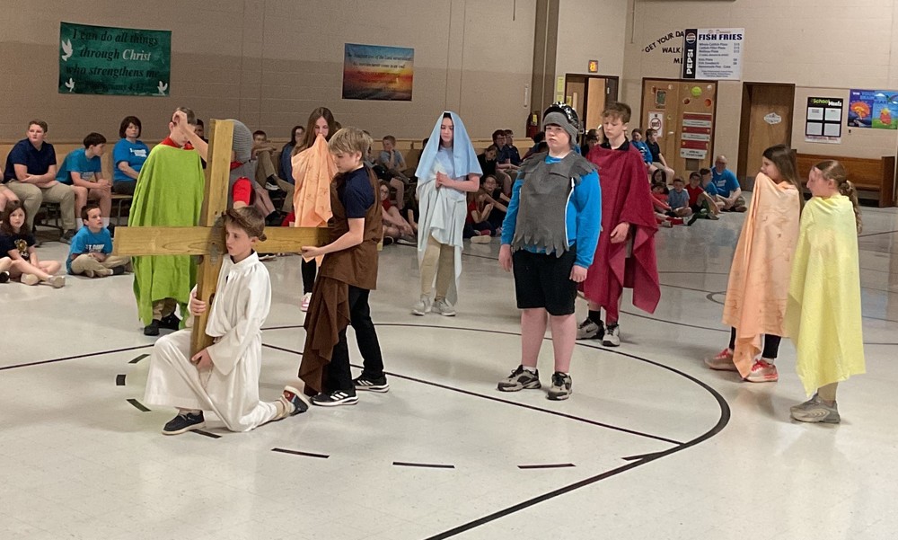 Seventh Grade Performs Stations