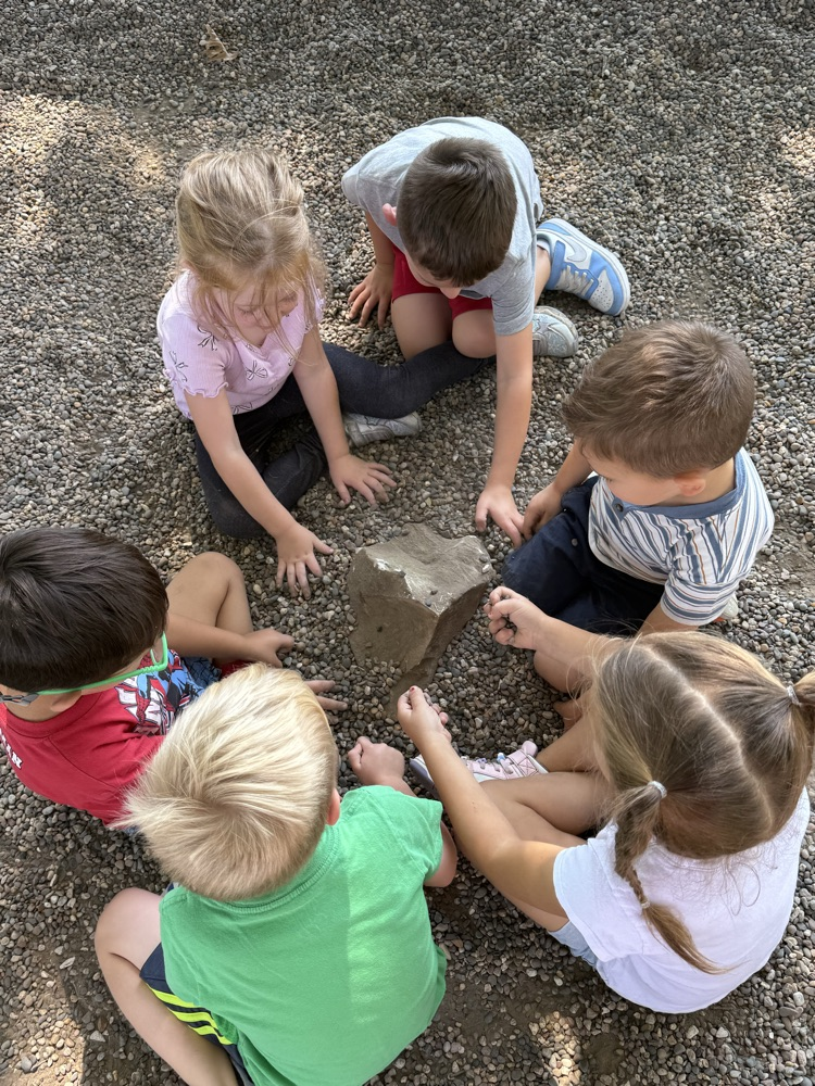 the big rock that appeared on the playground and sparked huge conversations!