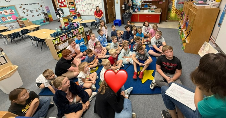 meeting our 4th grade buddies!
