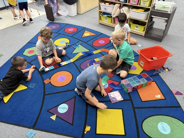 creating a magna-tile road